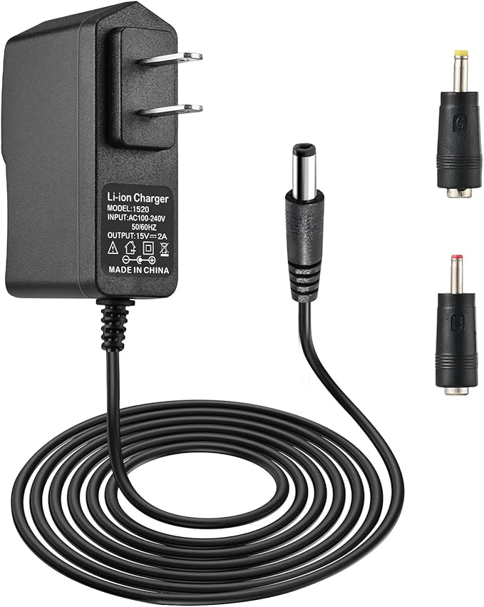 15V 1A DC Power Supply Adapter Charger Cable Compatible with Litter Robot 3,Litter Robot Power Supply Self-Cleaning Cat Litter Boxes and More