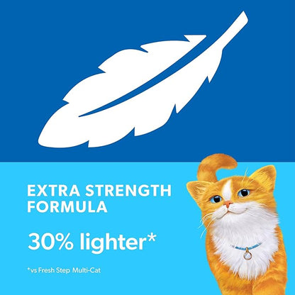 Fresh Step Light Weight Clumping Litter, Extra Strength Formula With Febreze Freshness, 15.4 lb. Box (Package May Vary)
