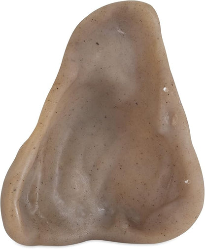 Pet Qwerks Pigs Ear BarkBone - Nylon Dog Bone for Aggressive Chewers - Bacon Flavor - 4.5"