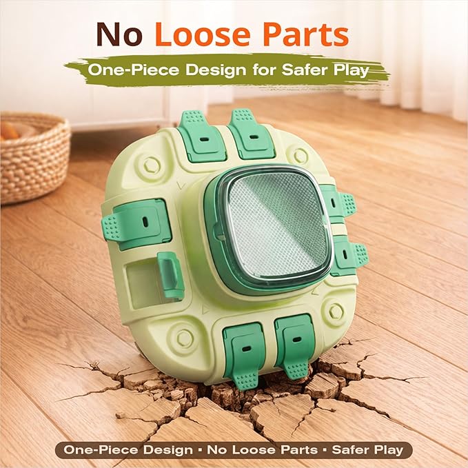KADTC 2 Levels of Challenge Dog Puzzle Feeder Toy U.S. Brand & Design Push-to-Release Treat Dispenser for Small Medium Large Dogs All Breeds Puppy Mental Stimulation Enrichment Feeding Food Slow Toys