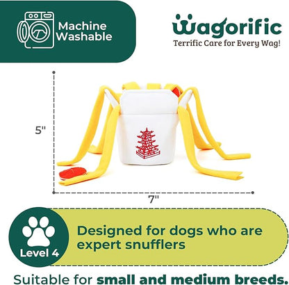 Snuffle Dogs Toys with Squeaky Treat Hide, Medium, Small Dogs and Puppies Slow Feeder, Machine Washable, Pet Supplies Toys for Dogs to Keep Them Busy, take Out Box