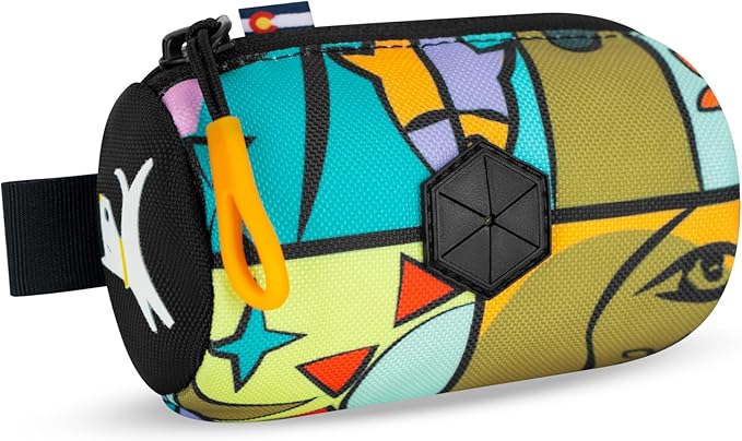 OllyDog Scoop Pick Up | Dog Poop Bag Holder | Lightweight & Water-Resistant Dispenser | Leash Attachment for Hands-Free Carry | Fits Standard Waste Bag Rolls (Cloud9)
