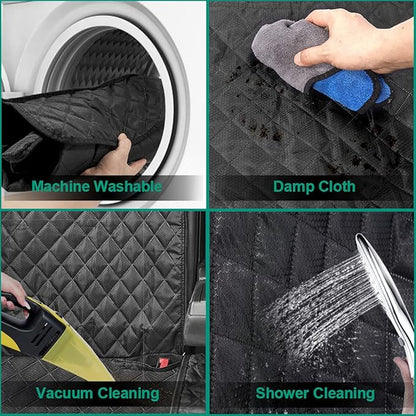ANOSOSPECIAL Dog Car Seat Cover for Back Seat Cover,Non Stick Fur Rear Seat Protector for Pet,Nonslip Waterproof Durable Universal Fit Interior Backseat Covers for Auto Van SUV