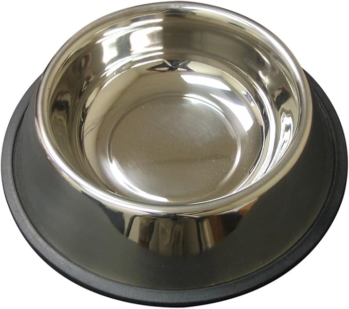 QT Dog - Non-Tip Anti-Skid Stainless Steel Bowl - 1.5 Pt