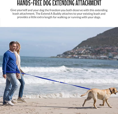 The Buddy System Accessories for Our Dog Leashes Made in USA (Extender, Regular Dog Blue)
