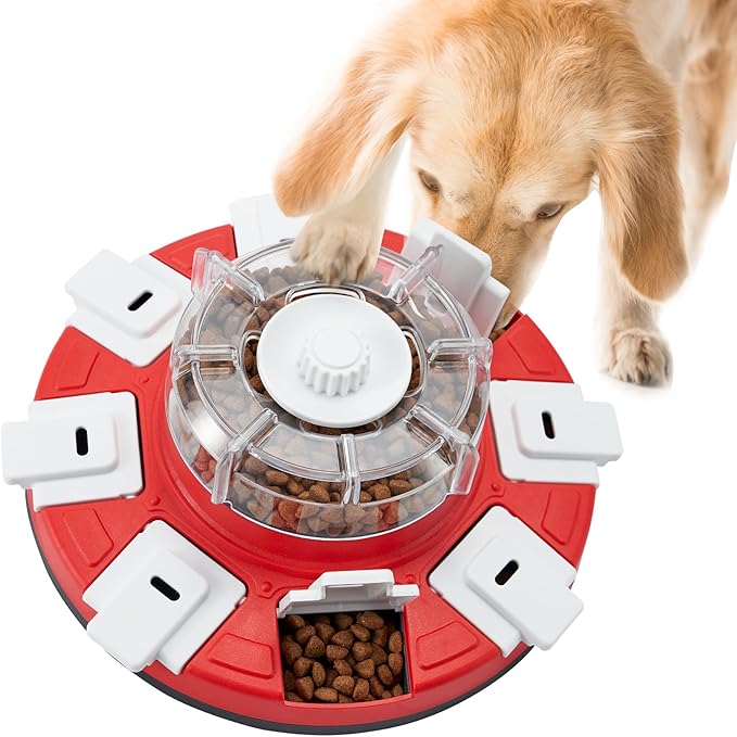 Dog Puzzle Toys for Dogs Mental Stimulation, Interactive Dog Toys Treat Dispenser,Dog Enrichment Food Toys