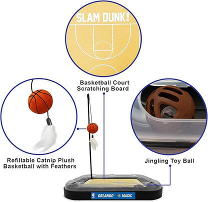 Orlando Magic Basketball Cat Scratcher Toy