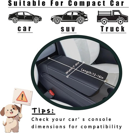 Cullaby Console Dog Car Seat - Portable Dogs Armrest Booster Seat for Small Dog, Anti-Collapse Pet Car Seat with Soft Cushion Safety Belt, Support Pet Up to 11lbs (Blue Daisy)