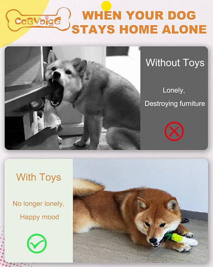 Dog Rope Toy,Tug of War Dog Toy,Puppy Teething Chews,Dog Chew Toys,Dog Toys for Small Dogs(Turnip New, Small)
