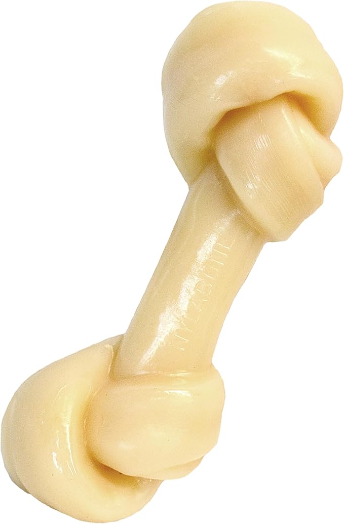 Nylabone Big Chew Mega Knot Bone Power Chew Toy for Large Dogs, Durable Dog Toys for Aggressive Chewers, Destroy Proof Chew Toys To Keep Them Busy, Chicken Flavor, X-Large, 50+ lbs, 1 Count