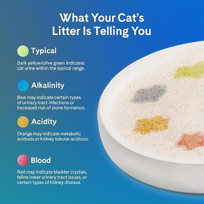 PrettyLitter Health Monitoring Cat Litter (Lotus Flower, Non Clumping) | Lightweight & Low Tracking, Color Changing Silica Gel Crystals, Advanced Odor Control — 6 Lbs, Pack of 2 (Up to 2 Month Supply)