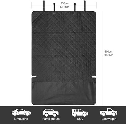 ANOSOSPECIAL Dog Car Seat Cover for Back Seat Cover for Kids,Non Stick Fur Rear Seat Protector for Pet,Nonslip Waterproof Durable Universal Fit Interior Backseat Covers for Auto Van SUV