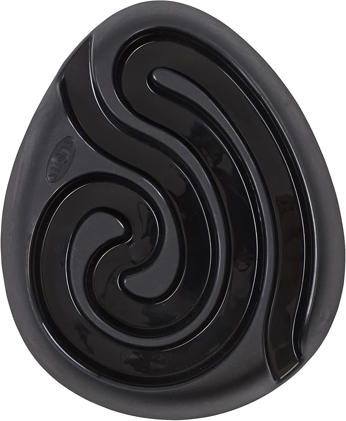 Kruuse Buster DogMaze Mini Black Bowl – Non-Toxic Interactive Slow Feeder for Better Digestion & Energy