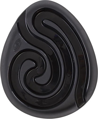 Kruuse Buster DogMaze Mini Black Bowl – Non-Toxic Interactive Slow Feeder for Better Digestion & Energy