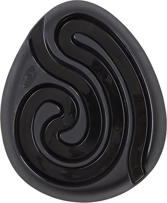 Kruuse Buster DogMaze Mini Black Bowl – Non-Toxic Interactive Slow Feeder for Better Digestion & Energy