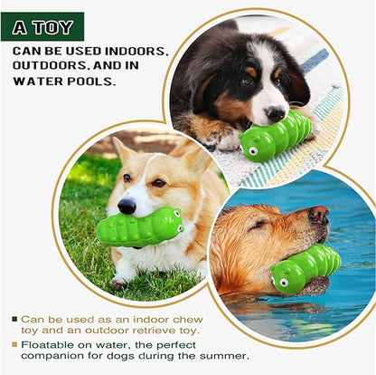 Indestructible Dog Toy for Aggressive Chewers, Extremely Tough Dog Toy for Large Breeds, Durable and Tough Latex Toy for Medium/Large Breeds,Gifts for Dogs,Green