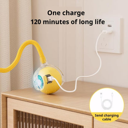 3PCS Smart Interactive Cat Toy Ball with Bird Sounds - Automatic Obstacle Avoidance, Durable PC/TPR Material, Long Battery Life, Self-Play Toy for Indoor Cats and Kittens(Yellow,Red,Blue)