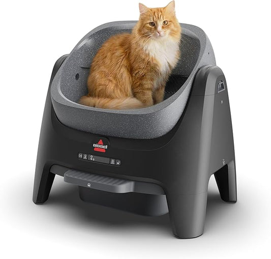 BISSELL CleanWell Automated Cat Litter Box with OdorVault Technology, 20-Day XL bin Capacity, App Control & Health Monitoring, 4393