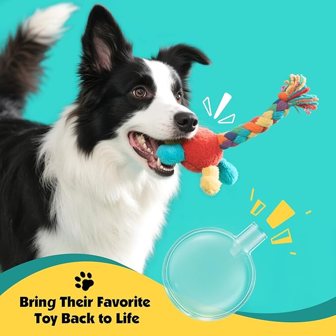 Squeakers for Dog Toys - 50 Pack Replacement Dog Toy Squeakers (5 Sizes Mixed)