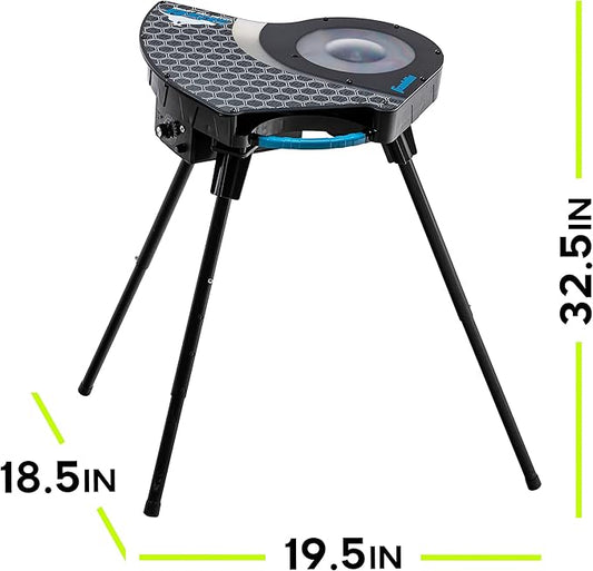Franklin Pet Supply Co. Automatic Disc Launcher for Dogs - Ready Set Fetch Automatic Disc Tosser Dog Toy for Fetch - Portable Thrower Toy - Battery Powered