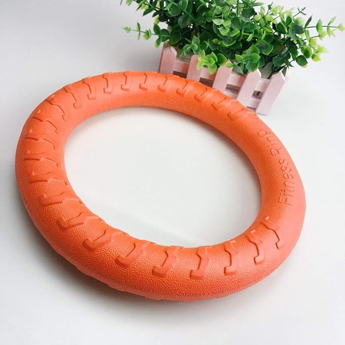 PetSpy Dog Ring Toy – Flying Ring for Outdoor Play, Floating Training & Fetch Toy for Throwing, Catching & Chewers – Durable EVA Flying Disc for Small, Medium & Large Dogs