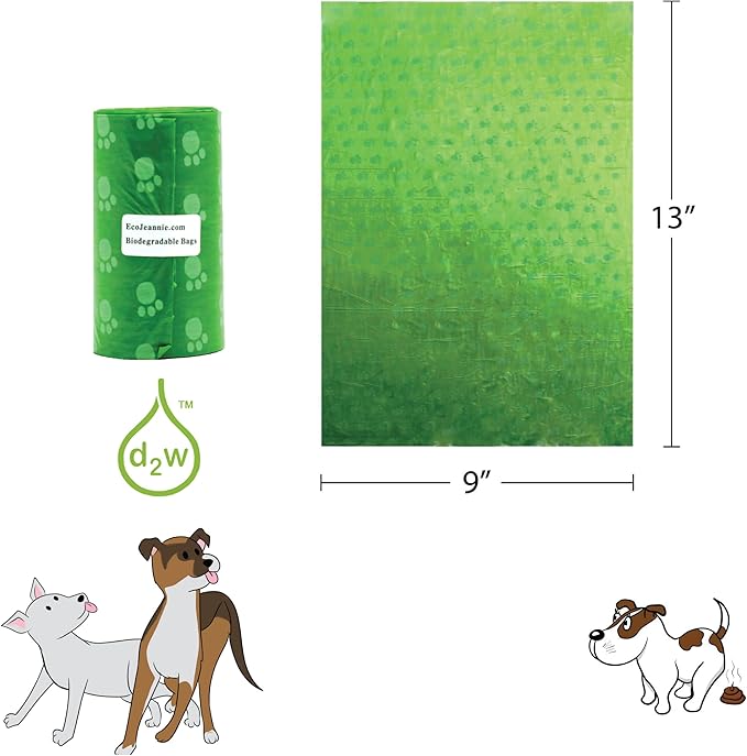 Wholesale Biodegradable Dog Poop Bags 57600-Count (2880 Rolls) with 2 Dispensers : Environment Friendly w/ d2w for Fast Degradation, Dog Waste Bags, Lavender Scented, Pet Waste Poopbags
