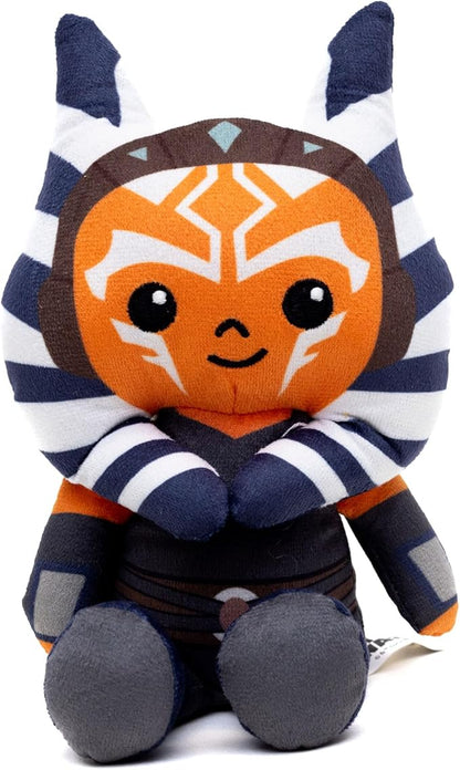 Star Wars Squeaky Plush Dog Toy for Large, Medium & Small Dogs, Ahsoka Tano, 3" x 6"