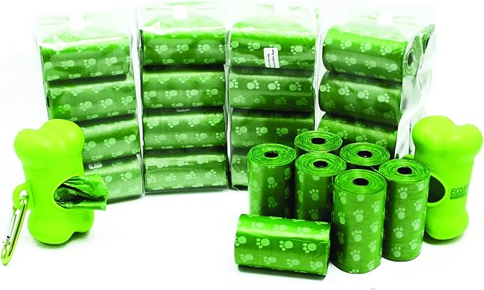 Wholesale Biodegradable Dog Poop Bags 115200-Count (5760 Rolls) with 2 Dispensers : Environment Friendly w/ d2w for Fast Degradation, Dog Waste Bags, Lavender Scented, Pet Waste Poopbags