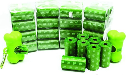 Wholesale Biodegradable Dog Poop Bags 115200-Count (5760 Rolls) with 2 Dispensers : Environment Friendly w/ d2w for Fast Degradation, Dog Waste Bags, Lavender Scented, Pet Waste Poopbags