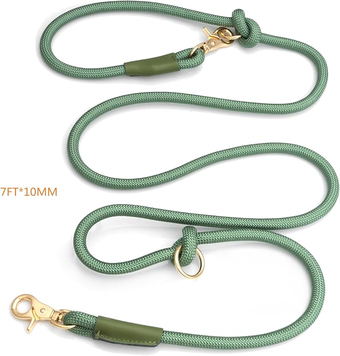 Hands Free Dog Leash 7FT, Nylon Rope Waist Leash for Dog Walking Running