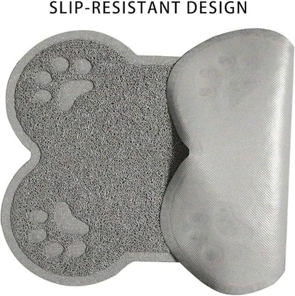 Petlike Pet Feeding Mat for Large Dogs and Cats, Non-Slip and Waterproof Large Dog Bowl Mat for Food and Water, Easy to Clean(Exclude Bowl…