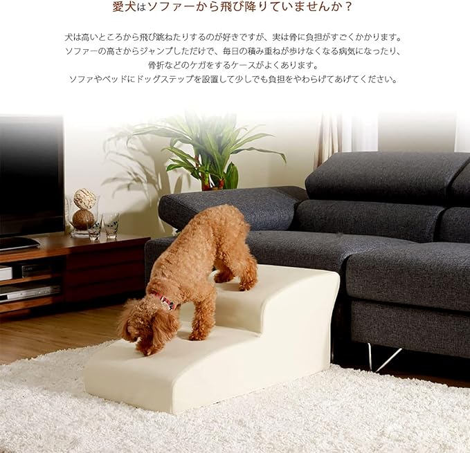 Cellutane Dog Step, 2 Tiers, PVC Red