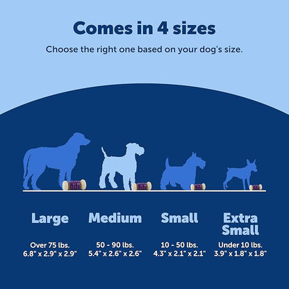 PetSafe Busy Buddy Nobbly Nubbly Treat Holding Dog Toy - Boredom Relief for Strong Chewers - Durable Nylon Build - Dishwasher Safe Design - Includes Treat Rings - Engaging Pet Puzzle - Purple - Medium