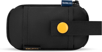 OllyDog Scoop Pick Up | Dog Poop Bag Holder | Lightweight & Water-Resistant Dispenser | Leash Attachment for Hands-Free Carry | Fits Standard Waste Bag Rolls (Raven)