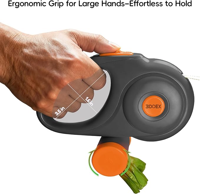 Retractable Dog Leash 16FT for Small & Medium Dogs, Sturdy Heavy-Duty Nylon Tape with Secure Locking Carabiner & Poop Bag Holder, Smooth One-Hand Control, Anti-Slip Handle, Tangle-Free Design (Black)