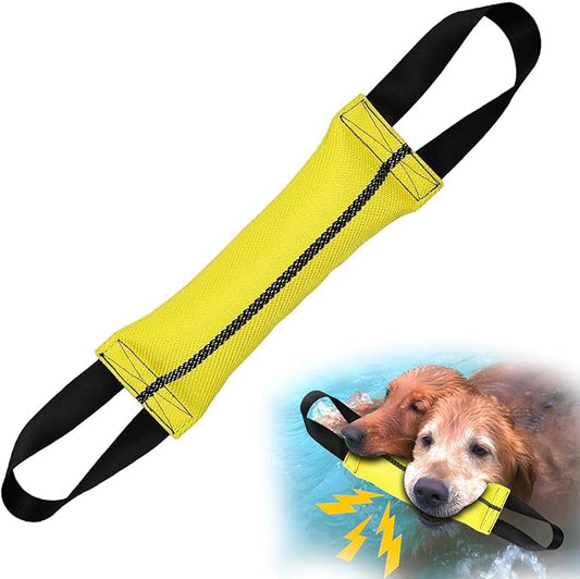 ASOCEA Dog Pool Toys,2-in-1 Dog Water Toys Interactive Tug Toys for Small to Large Dogs Bite Resistant Squeaky Floating Toy Perfect for Dock Diving Training Fetching Throwing Playing