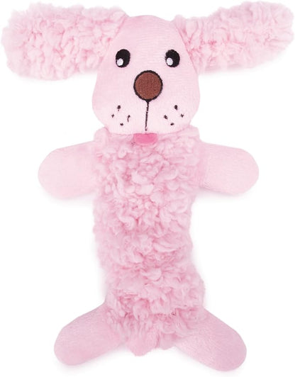 Grriggles Baby Bark Bungee Pup Toy, Pink Small