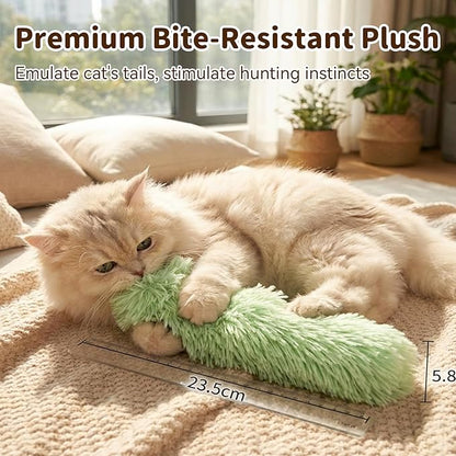 Cat Toys 3 Pack Catnip Pillows, Soft and Durable Crinkle Sound with Catnip Inside, Interactive Cat Toy Indoor Cats Kitten Kicker, Promotes Kitty Exercise, Easter Gifts Toys-Solid Color