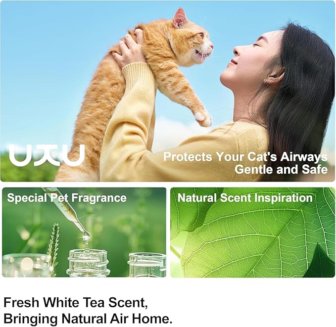 FUKUMARU Tofu Cat Litter, Strong Clumping Cat Litter Pellets, Effective Odor Control, Ultra Absorbent, Dust Free, Natural, Flushable, Lightweight, Low Tracking, White Tea, 6lb x 2 Bags