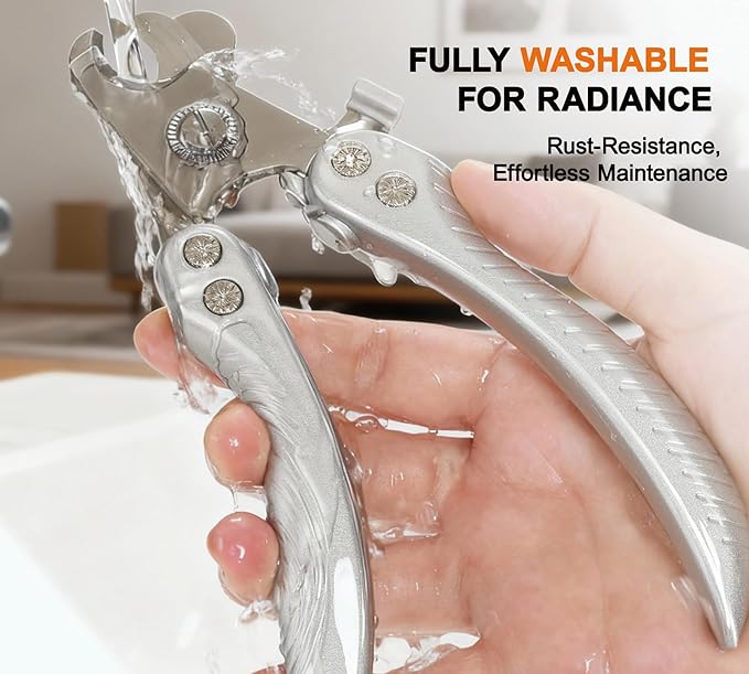 Dog Nail Clippers for Large Dogs, Heavy Duty Dog Nail Cutter, Extra Sharp Scissor for Meddium, Large and Extra Large Pets, with Dog Nail File