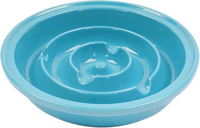 Slow Feeder Bowl (Large, Scuba Blue)