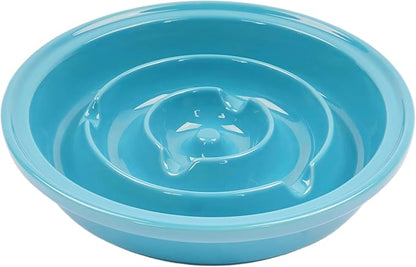 Slow Feeder Bowl (Large, Scuba Blue)