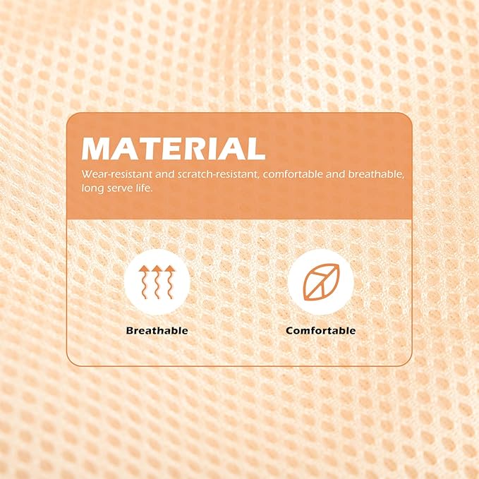 Small Pet Cat Bed Hammock Breathable Sandwich Mesh Hanging Nest Washable Beige S for Indoor Comfortable Kitten Rest