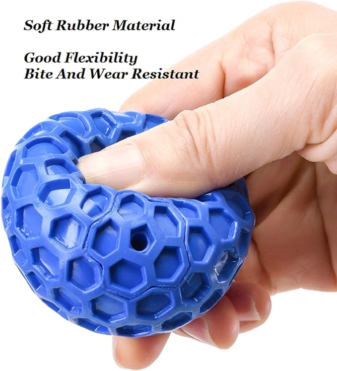 3pcs Small Interactive Dog Balls Chuck It Balls Indestructible Dog Toys for Aggressive Chewers 6.5cm/2.55in Diameter 3 Colors