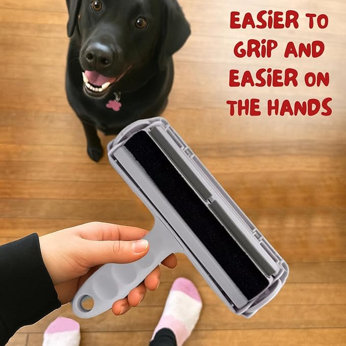 – Pet Hair Remover and Reusable Lint Roller for Furniture, Clothes, Car Seats, Bedding, Couch and Carpet- No Refills Needed, Eco-Friendly & Easy to Clean