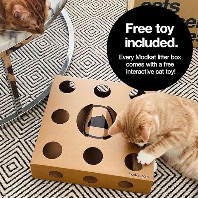 Modkat Flip Litter Box – Front-Entry Design with Integrated Liner System