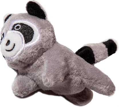 Glow Pups Hide and Seek Dog Toy, Plush Raccoon in Tree, Squeaky Interactive Fun, Promotes Mental Stimulation, Keeps Dog Entertained, Easy To Clean, Small Forest Animal Plush Toy -Raccoon in Tree Small
