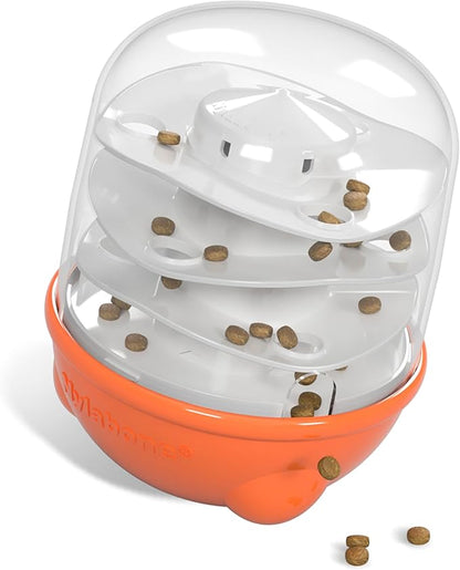 Nylabone Boop-N-Bobble Interactive Puzzle Toy & Treat Dispenser for Dogs, Mental Stimulating Dog Enrichment Toys, Treat Ball with 3 Customizable Challenge Levels