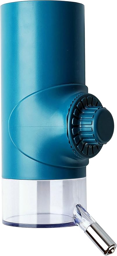 DEYACE Dog Crate Water Bottle Stainless Steel Leak-Proof Ball 24oz Top Fill Dog Water Dispenser for Cage
