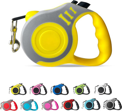 Retractable Dog Leash Automatic Telescopic Tractor Dog Tape, Pet Tape 10/16 FT Durable and Convenient, with Non-Slip Handle, Suitable for Small and Medium-Sized Dogs